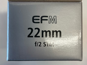 Canon EFM 22mm f/2 STM, Objektiivit, Kamerat ja valokuvaus, Helsinki, Tori.fi Canon EFM 22mm f/2 STM, Objektiivit, Kamerat ja valokuvaus, Helsinki, Tori.fi