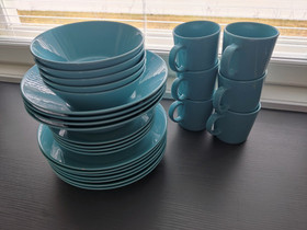 Iittala Teema turkoosi astiasto, Ruokailuastiat ja aterimet, Keittiötarvikkeet ja astiat, Joensuu, Tori.fi Iittala Teema turkoosi astiasto, Ruokailuastiat ja aterimet, Keittiötarvikkeet ja astiat, Joensuu, Tori.fi