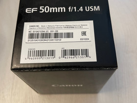 Canon EF 50mm f/1.4 USM -objektiivi, Objektiivit, Kamerat ja valokuvaus, Helsinki, Tori.fi Canon EF 50mm f/1.4 USM -objektiivi, Objektiivit, Kamerat ja valokuvaus, Helsinki, Tori.fi