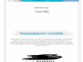 Naantalispa lahjakortti deluxe taso, Matkat, risteilyt ja lentoliput, Matkat ja liput, Turku, Tori.fi
