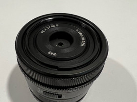 Sony FE 40mm F2.5 G, Objektiivit, Kamerat ja valokuvaus, Helsinki, Tori.fi