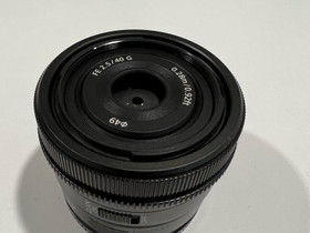Sony FE 40mm F2.5 G, Objektiivit, Kamerat ja valokuvaus, Helsinki, Tori.fi Sony FE 40mm F2.5 G, Objektiivit, Kamerat ja valokuvaus, Helsinki, Tori.fi