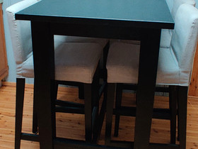 Baaripöytä ja 4 tuolia ikea, Pöydät ja tuolit, Sisustus ja huonekalut, Raahe, Tori.fi Baaripöytä ja 4 tuolia ikea, Pöydät ja tuolit, Sisustus ja huonekalut, Raahe, Tori.fi