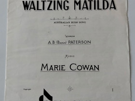 Nuotit "Waltzing Matilda", Muu musiikki ja soittimet, Musiikki ja soittimet, Kalajoki, Tori.fi Nuotit "Waltzing Matilda", Muu musiikki ja soittimet, Musiikki ja soittimet, Kalajoki, Tori.fi