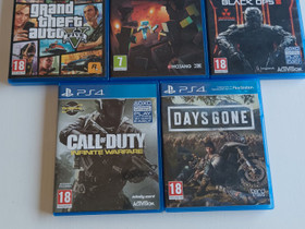 Ps4 Pelejä, Pelikonsolit ja pelaaminen, Viihde-elektroniikka, Salo, Tori.fi Ps4 Pelejä, Pelikonsolit ja pelaaminen, Viihde-elektroniikka, Salo, Tori.fi
