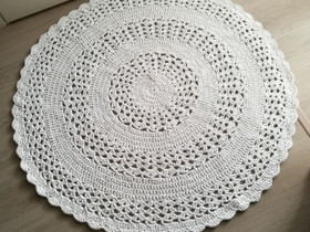 120 cm valkoinen virkattu matto, Matot ja tekstiilit, Sisustus ja huonekalut, Riihimäki, Tori.fi 120 cm valkoinen virkattu matto, Matot ja tekstiilit, Sisustus ja huonekalut, Riihimäki, Tori.fi