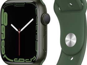 Apple Watch Series 7 45 mm GPS (vihr. alu. / apila, Muu viihde-elektroniikka, Viihde-elektroniikka, Oulu, Tori.fi