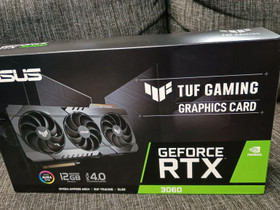 Avaamaton ASUS RTX 3060 TUF, Komponentit, Tietokoneet ja lisälaitteet, Tuusula, Tori.fi Avaamaton ASUS RTX 3060 TUF, Komponentit, Tietokoneet ja lisälaitteet, Tuusula, Tori.fi