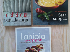 Ruokakirjapaketti (3 kpl:tta), Harrastekirjat, Kirjat ja lehdet, Tampere, Tori.fi