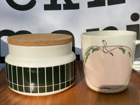 Marimekko Tarhuri muki ja Tiiliskivi purkki, Kahvikupit, mukit ja lasit, Keittiötarvikkeet ja astiat, Kaarina, Tori.fi Marimekko Tarhuri muki ja Tiiliskivi purkki, Kahvikupit, mukit ja lasit, Keittiötarvikkeet ja astiat, Kaarina, Tori.fi