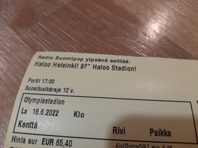 Haloo Helsinki Olympiastadion, Keikat, konsertit ja tapahtumat, Matkat ja liput, Helsinki, Tori.fi Haloo Helsinki Olympiastadion, Keikat, konsertit ja tapahtumat, Matkat ja liput, Helsinki, Tori.fi