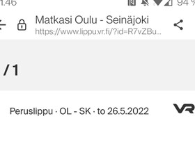 4kpl Junalippuja, Matkat, risteilyt ja lentoliput, Matkat ja liput, Oulu, Tori.fi 4kpl Junalippuja, Matkat, risteilyt ja lentoliput, Matkat ja liput, Oulu, Tori.fi
