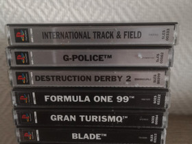 PS1 pelit, Pelikonsolit ja pelaaminen, Viihde-elektroniikka, Tampere, Tori.fi PS1 pelit, Pelikonsolit ja pelaaminen, Viihde-elektroniikka, Tampere, Tori.fi