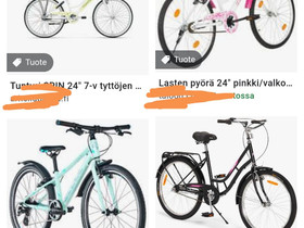 Tyttöjen pyörä 24" tai 26", Lasten pyörät, Polkupyörät ja pyöräily, Iisalmi, Tori.fi Tyttöjen pyörä 24" tai 26", Lasten pyörät, Polkupyörät ja pyöräily, Iisalmi, Tori.fi