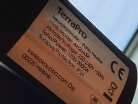 Terassilämmitin TerraPro, Pihakalusteet ja grillit, Piha ja puutarha, Lappeenranta, Tori.fi Terassilämmitin TerraPro, Pihakalusteet ja grillit, Piha ja puutarha, Lappeenranta, Tori.fi