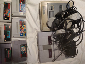 Supernintendo paketti, Pelikonsolit ja pelaaminen, Viihde-elektroniikka, Kauhajoki, Tori.fi Supernintendo paketti, Pelikonsolit ja pelaaminen, Viihde-elektroniikka, Kauhajoki, Tori.fi