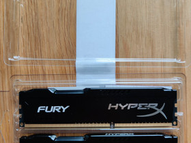 Kingston HyperX Fury Black DDR3 1600MHz 2x4gb, Komponentit, Tietokoneet ja lisälaitteet, Jyväskylä, Tori.fi Kingston HyperX Fury Black DDR3 1600MHz 2x4gb, Komponentit, Tietokoneet ja lisälaitteet, Jyväskylä, Tori.fi