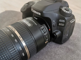 Canon 80D + 70-300mm objektiivi, Kamerat, Kamerat ja valokuvaus, Pirkkala, Tori.fi