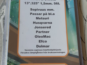Moottorisahan laippa ja teräketju, Työkalut, tikkaat ja laitteet, Rakennustarvikkeet ja työkalut, Jämsä, Tori.fi