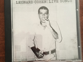 Leonard Cohen Live Songs CD, Musiikki CD, DVD ja äänitteet, Musiikki ja soittimet, Riihimäki, Tori.fi