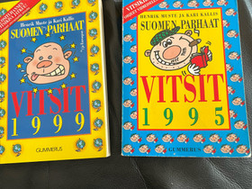 2kpl vitsikirja 1995, 1999 yhteishintaan, Muut kirjat ja lehdet, Kirjat ja lehdet, Kemi, Tori.fi