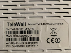 TeleWall 4G/3G reititin, Verkkotuotteet, Tietokoneet ja lisälaitteet, Uusikaupunki, Tori.fi