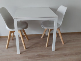 Melltorp pöytä valkoisilla texas tuoleilla, Pöydät ja tuolit, Sisustus ja huonekalut, Sipoo, Tori.fi