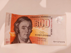 500 markan seteli, Rahat ja mitalit, Keräily, Oulu, Tori.fi 500 markan seteli, Rahat ja mitalit, Keräily, Oulu, Tori.fi