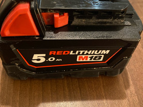 Milwaukee M18 B 5,0Ah akku, Työkalut, tikkaat ja laitteet, Rakennustarvikkeet ja työkalut, Helsinki, Tori.fi Milwaukee M18 B 5,0Ah akku, Työkalut, tikkaat ja laitteet, Rakennustarvikkeet ja työkalut, Helsinki, Tori.fi