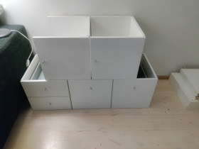 Ikean Expedit/Kallax kaappeja + laatikosto, Hyllyt ja säilytys, Sisustus ja huonekalut, Vantaa, Tori.fi