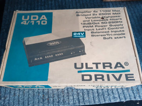 Ultra drive 24v 4-kan vahvistin, Autostereot ja tarvikkeet, Auton varaosat ja tarvikkeet, Taivassalo, Tori.fi