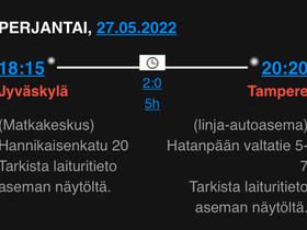 Onnibus lippu Jyväskylä-Tampere, Matkat, risteilyt ja lentoliput, Matkat ja liput, Jyväskylä, Tori.fi Onnibus lippu Jyväskylä-Tampere, Matkat, risteilyt ja lentoliput, Matkat ja liput, Jyväskylä, Tori.fi