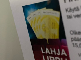 Finnkinon elokuvaliput, Keikat, konsertit ja tapahtumat, Matkat ja liput, Lahti, Tori.fi Finnkinon elokuvaliput, Keikat, konsertit ja tapahtumat, Matkat ja liput, Lahti, Tori.fi