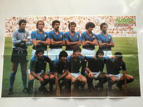 Italia jalkapallo MM 1982 juliste Futarista, Jalkapallo, Urheilu ja ulkoilu, Helsinki, Tori.fi