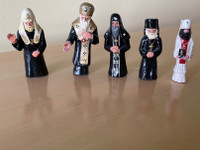Ortodoksisen kirkon papistoa, pienoismallit