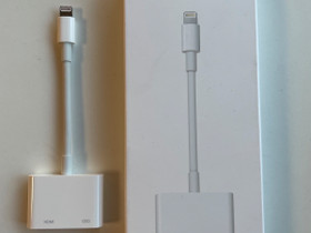 Apple Lightning digitaali AV sovitin, Muu tietotekniikka, Tietokoneet ja lisälaitteet, Pori, Tori.fi Apple Lightning digitaali AV sovitin, Muu tietotekniikka, Tietokoneet ja lisälaitteet, Pori, Tori.fi