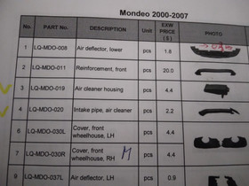 Mondeo 2007, Autovaraosat, Auton varaosat ja tarvikkeet, Toholampi, Tori.fi