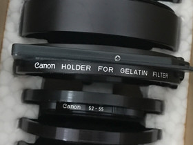 Canon Gelatine Filter Holder, Valokuvaustarvikkeet, Kamerat ja valokuvaus, Vantaa, Tori.fi