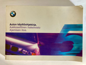 BMW E39 käyttöohjekirja, Lisävarusteet ja autotarvikkeet, Auton varaosat ja tarvikkeet, Hämeenlinna, Tori.fi