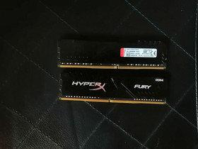 HyperX fury 2666MHZ 2kpl, Komponentit, Tietokoneet ja lisälaitteet, Valkeakoski, Tori.fi HyperX fury 2666MHZ 2kpl, Komponentit, Tietokoneet ja lisälaitteet, Valkeakoski, Tori.fi