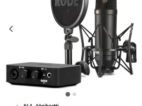 Rode AI-1 Complete Studio Kit -studiopaketti, Audio ja musiikkilaitteet, Viihde-elektroniikka, Helsinki, Tori.fi Rode AI-1 Complete Studio Kit -studiopaketti, Audio ja musiikkilaitteet, Viihde-elektroniikka, Helsinki, Tori.fi