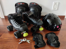 Roller derby -setti aloittelijalle, Rullaluistelu ja skeittaus, Urheilu ja ulkoilu, Lempäälä, Tori.fi Roller derby -setti aloittelijalle, Rullaluistelu ja skeittaus, Urheilu ja ulkoilu, Lempäälä, Tori.fi