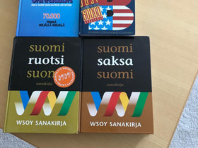 Kuvan mukaiset sanakirjat 4 kpl, Muut kirjat ja lehdet, Kirjat ja lehdet, Kaarina, Tori.fi Kuvan mukaiset sanakirjat 4 kpl, Muut kirjat ja lehdet, Kirjat ja lehdet, Kaarina, Tori.fi