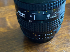 Nikon nikkor f4-5.6D 35-80mm, Objektiivit, Kamerat ja valokuvaus, Imatra, Tori.fi Nikon nikkor f4-5.6D 35-80mm, Objektiivit, Kamerat ja valokuvaus, Imatra, Tori.fi