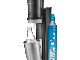 SodaStream Crystal hiilihapotuslaite (musta), Muut kodinkoneet, Kodinkoneet, Pori, Tori.fi SodaStream Crystal hiilihapotuslaite (musta), Muut kodinkoneet, Kodinkoneet, Pori, Tori.fi
