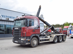 Scania R124 8x4 Tridem Koukkuauto, Kuljetuskalusto, Työkoneet ja kalusto, Turku, Tori.fi Scania R124 8x4 Tridem Koukkuauto, Kuljetuskalusto, Työkoneet ja kalusto, Turku, Tori.fi