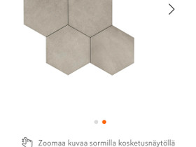 2pkt Cello powder smoke hexagon laattaa 21cm, Kylpyhuoneet, WC:t ja saunat, Rakennustarvikkeet ja työkalut, Helsinki, Tori.fi