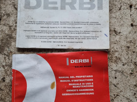 Derbi ohjekirjat, Mopojen varaosat ja tarvikkeet, Mototarvikkeet ja varaosat, Isokyrö, Tori.fi Derbi ohjekirjat, Mopojen varaosat ja tarvikkeet, Mototarvikkeet ja varaosat, Isokyrö, Tori.fi