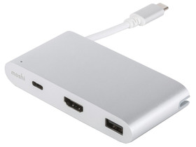 Moshi USB-C 3-in-1 adapteri (hopea), Puhelintarvikkeet, Puhelimet ja tarvikkeet, Kouvola, Tori.fi