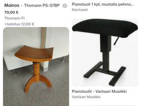 O: pianotuoli, Pianot, urut ja koskettimet, Musiikki ja soittimet, Kempele, Tori.fi O: pianotuoli, Pianot, urut ja koskettimet, Musiikki ja soittimet, Kempele, Tori.fi